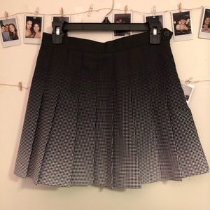 NWOT American Apparel Plaid Ombré Skirt
